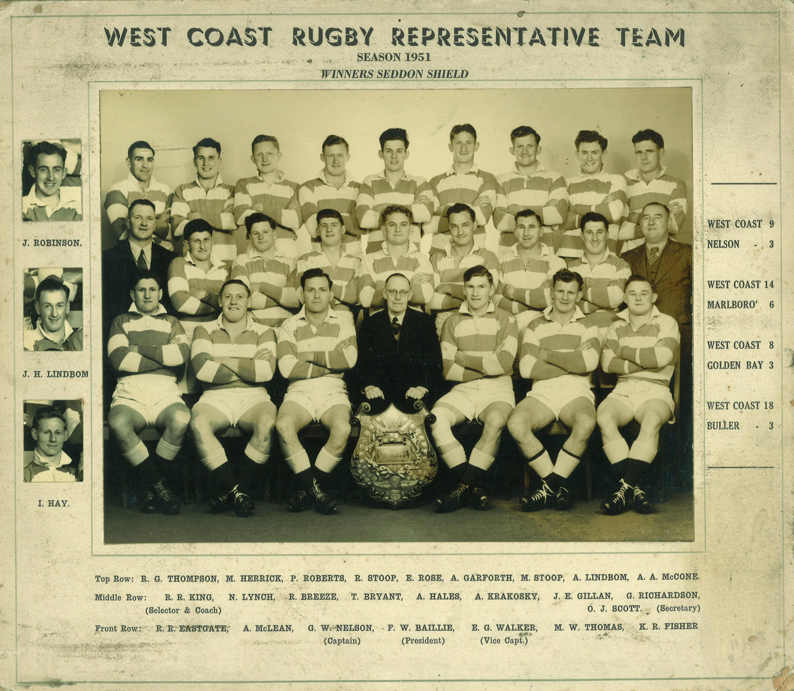 1951 - West Coast Rugby Memories